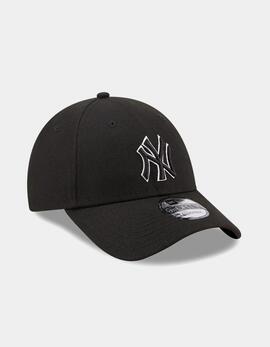 Gorra 940 NEW ERA POP OUTLINE NEYYAN - Black