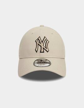 Gorra 940 NEW ERA TEAM OUTLINE NEYYAN - Light Beige