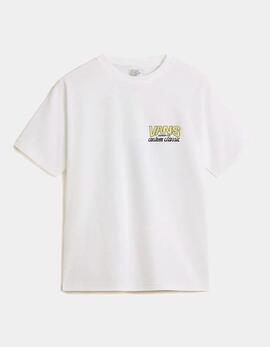 Camiseta VANS SHOP FRONT - White/Sunny Yellow