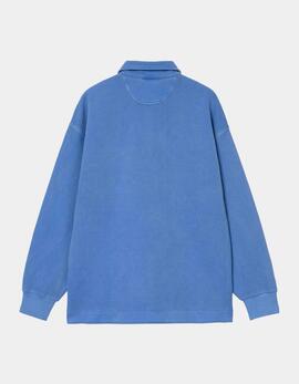 Sudadera CARHARTT WIP PIQUÉ SCRIPT SWEAT - Wolfsbane / White