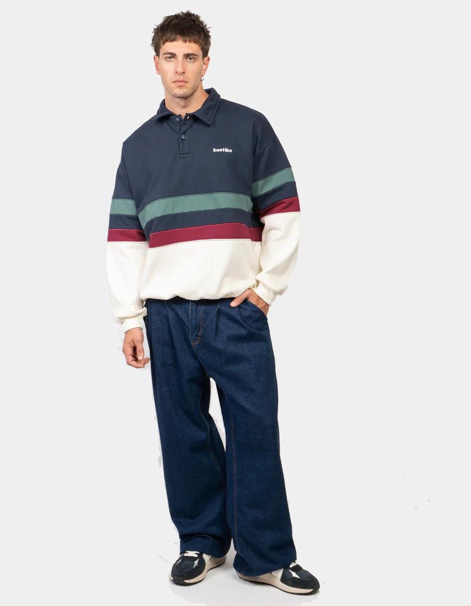 Sudadera KAOTIKO CHANG - Navy/Heura/Wine