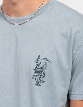 Camiseta KAOTIKO WASHED LOTUS - Steel