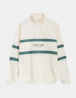 Sudadera Crew BERWIN - Ivory/Heura