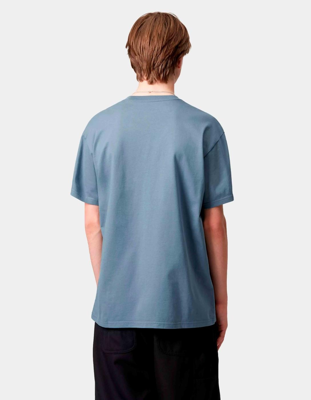 Camiseta CARHARTT WIP CHASE - Angelite / Gold