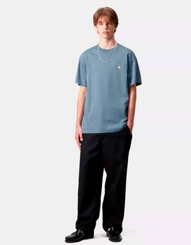 Camiseta CARHARTT WIP CHASE - Angelite / Gold