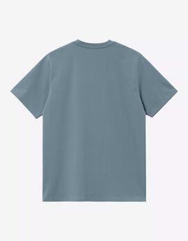 Camiseta CARHARTT WIP CHASE - Angelite / Gold