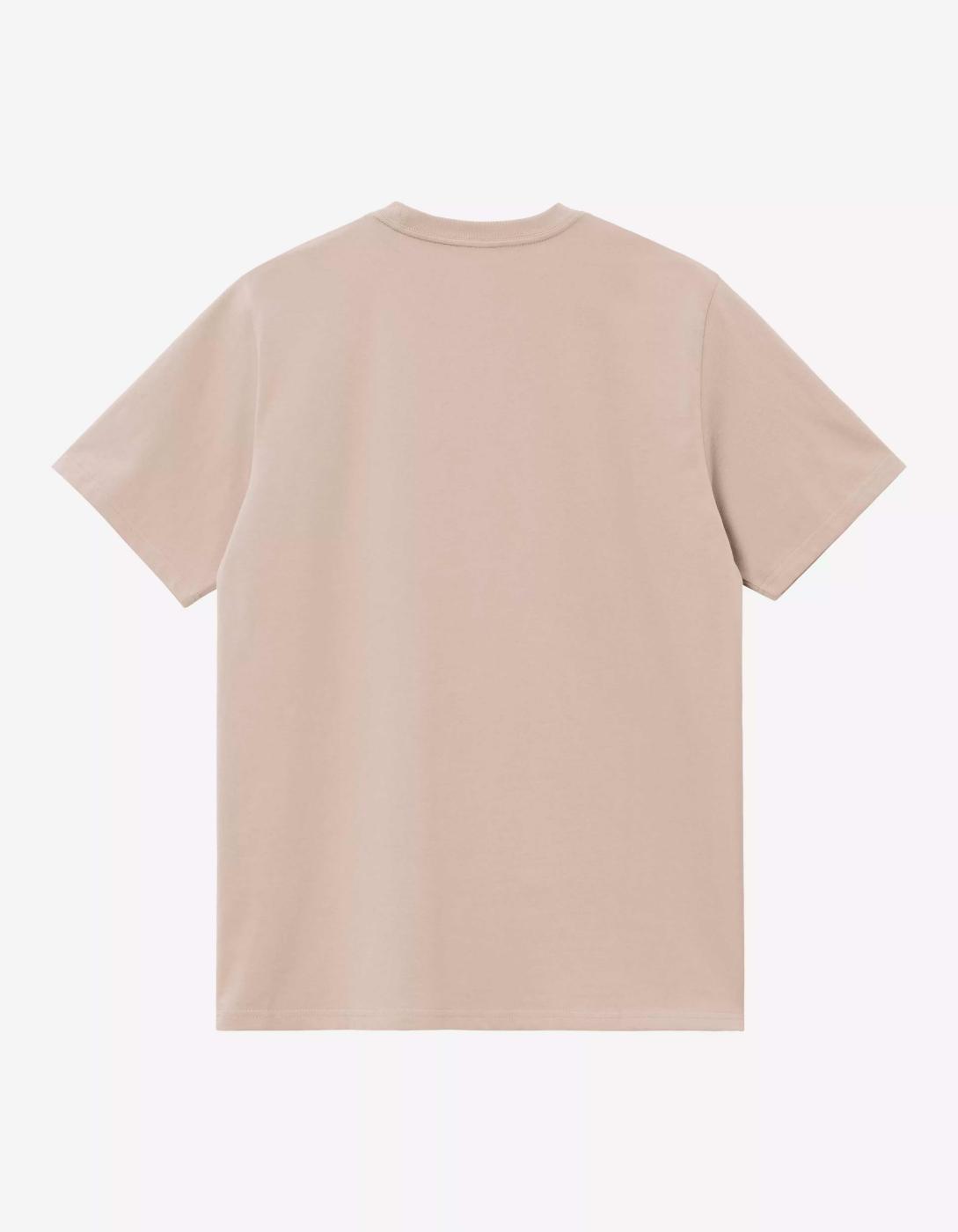 Camiseta CARHARTT WIP CHASE - Fleur De Sel / Gold