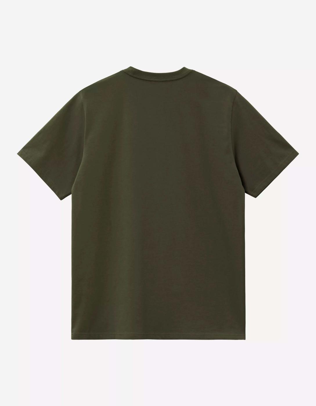 Camiseta CARHARTT WIP CHASE - Olive / Gold