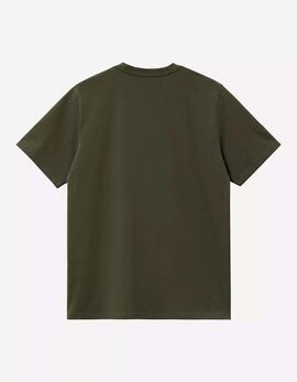 Camiseta CARHARTT WIP CHASE - Olive / Gold