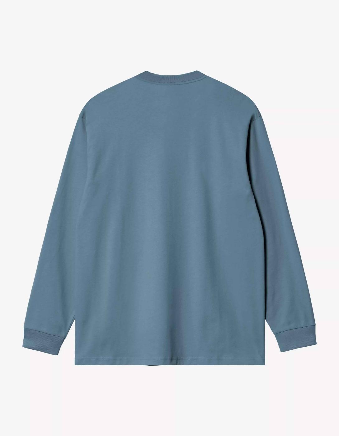 Camiseta Manga Larga CHASE CARHARTT WIP - Angelite / Gold