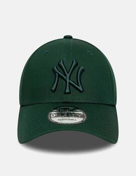 Gorra NEW ERA 940 LEAGUE ESSENTIAL NEYYAN - Dark Green