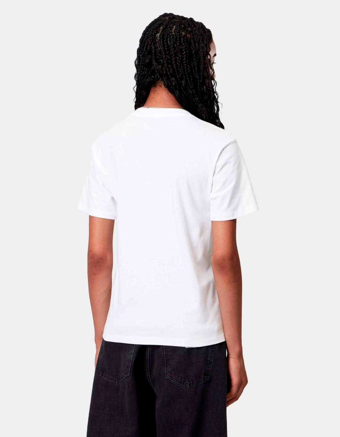 Camiseta W' CARHATT WIP POCKET - White