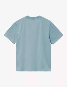 Camiseta W' CARHARTT WIP  POCKET - Citadel