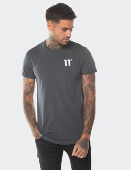 Camiseta  Eleven Degree CORE MUSCLE FIT T-SHIRT - ANTHRACITE