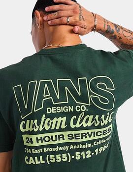 Camiseta VANS SHOP FRONT - Dried Kelp