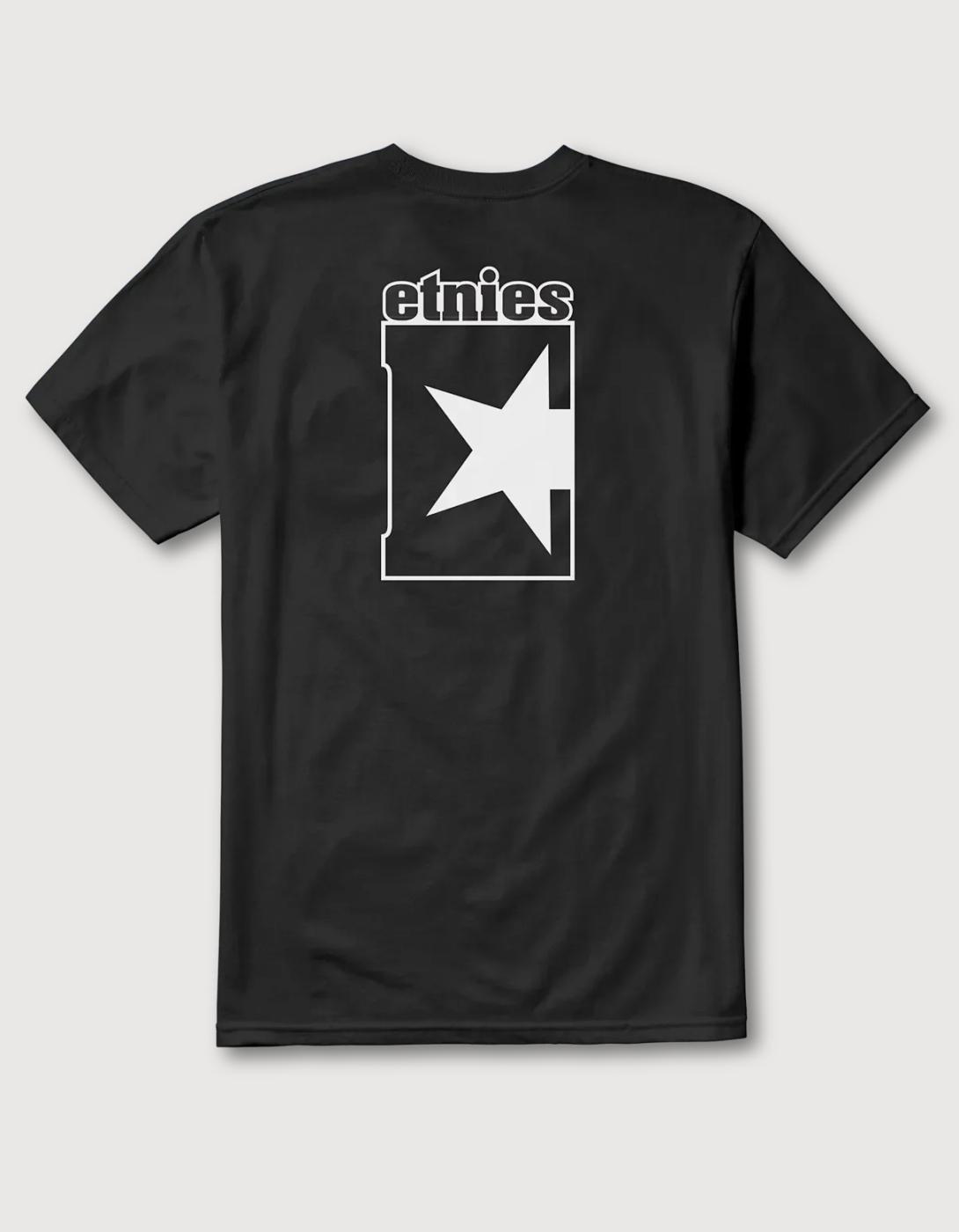Camiseta ETNIES STAR - Black/White