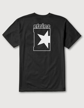 Camiseta ETNIES STAR - Black/White