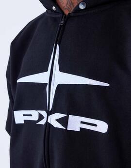 Sudadera Capucha Abierta PXP 2534000 - Negro