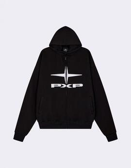 Sudadera Capucha Abierta PXP 2534000 - Negro