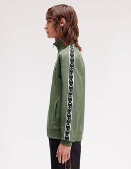 Chaqueta FRED PERRY J4620 - Laurel Wreath Green/Black