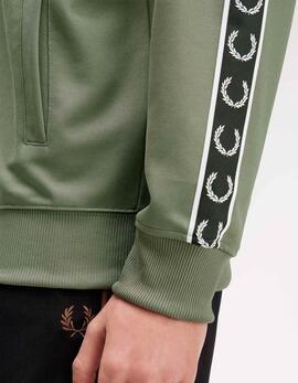 Chaqueta FRED PERRY J4620 - Laurel Wreath Green/Black