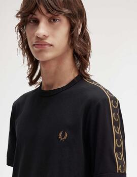 Camiseta FRED PERRY M4613 - Black/Shadedston
