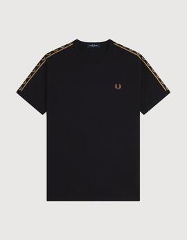 Camiseta FRED PERRY M4613 - Black/Shadedston