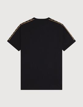 Camiseta FRED PERRY M4613 - Black/Shadedston