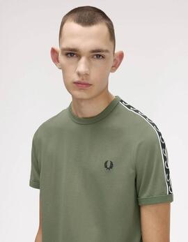 Camiseta M4613 - Laurel Wreath Green/Black