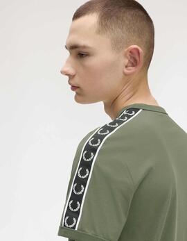 Camiseta M4613 - Laurel Wreath Green/Black