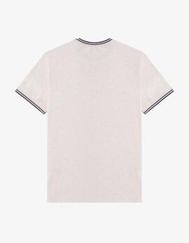 Camiseta FRED PERRY M1588 - Porridge Marl/Anchor Grey