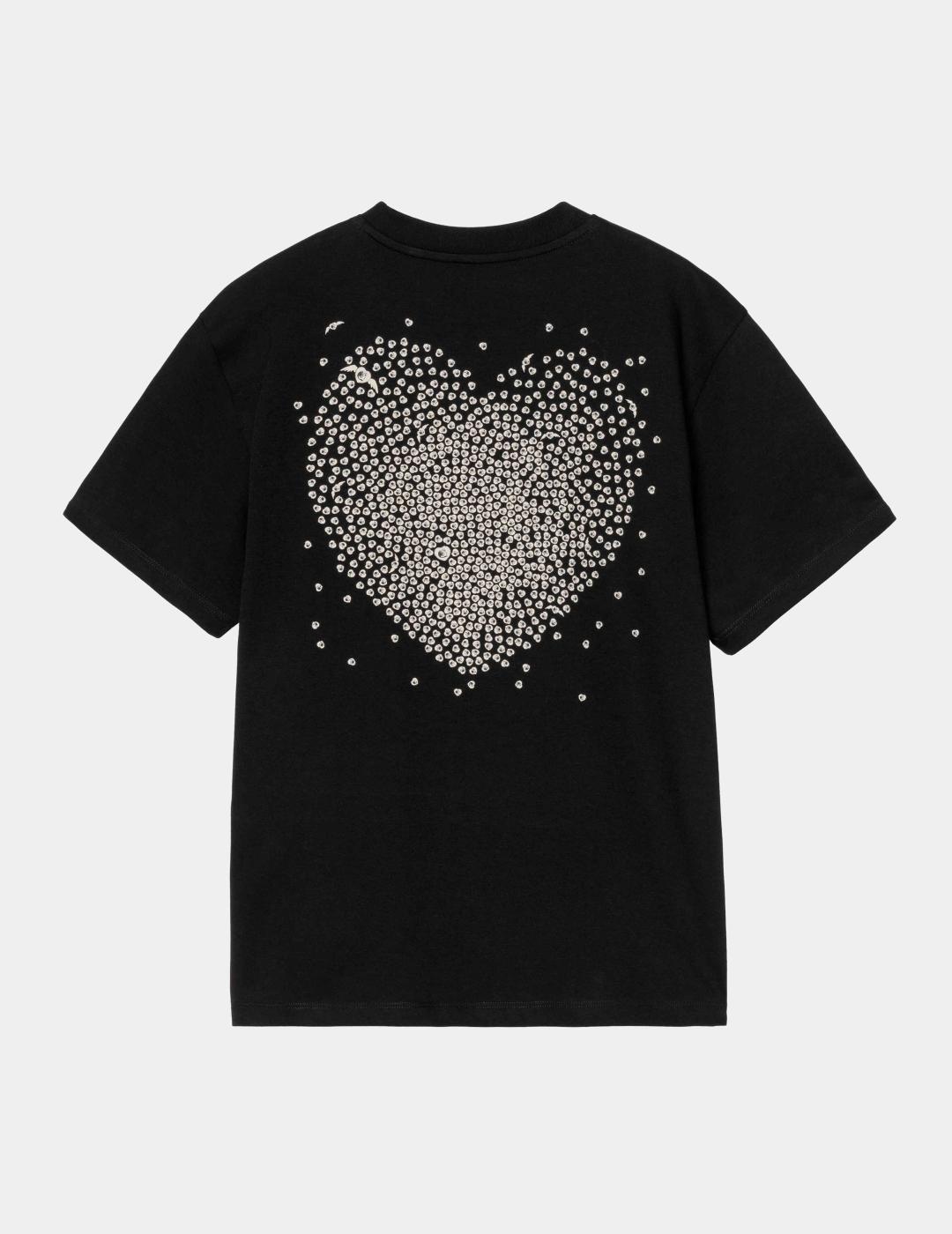 Camiseta CARHARTT WIP W' HEARTS OF HARTTS - Black