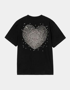 Camiseta CARHARTT WIP W' HEARTS OF HARTTS - Black