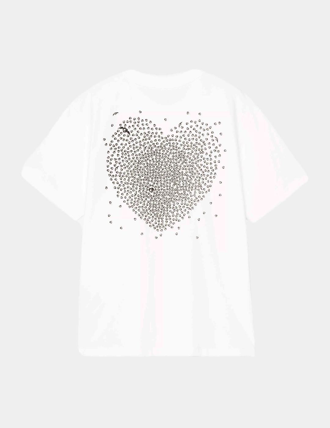 Camiseta CARHARTT WIP W' HEARTS OF HARTTS - White