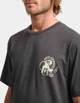 Camiseta VOLCOM ANTI GRAVITY - Heather Black