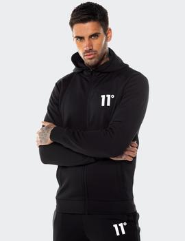 Sudadera Capucha Eleven Degree CORE FULL ZIP - Black