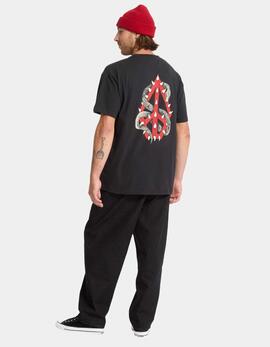 Camiseta VOLCOM SNAKE PEACE - Black