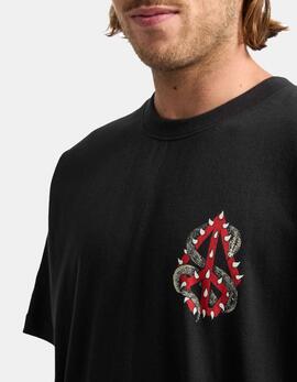 Camiseta VOLCOM SNAKE PEACE - Black