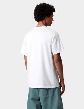 Camiseta CARHARTT WIP POCKET HEART - White / Black
