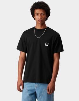 Camiseta CARHARTT WIP POCKET HEART - Black / Black