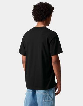 Camiseta CARHARTT WIP POCKET HEART - Black / Black