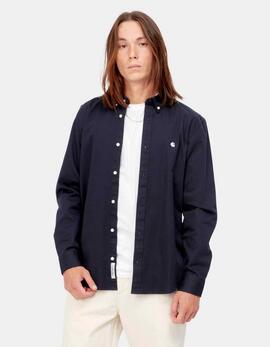 Camisa CARHARTT WIP MADISON - Dark Navy / Wax