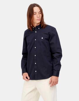 Camisa CARHARTT WIP MADISON - Dark Navy / Wax
