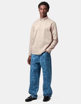 Camisa CARHARTT WIP MADISON - Fleur De Sel / Wax