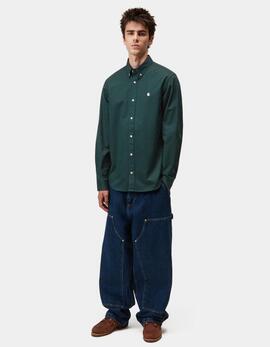 Camisa CARHARTT WIP MADISON - Dark Fir / Wax