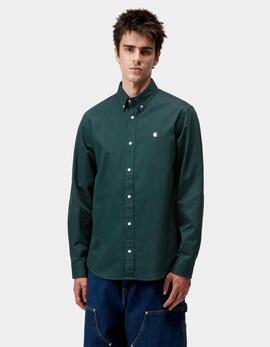 Camisa CARHARTT WIP MADISON - Dark Fir / Wax