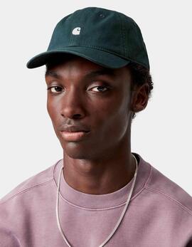 Gorra CARHARTT WIP MADISON LOGO - Deep Lagoon / White