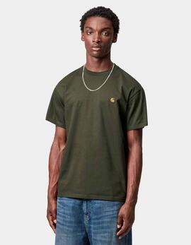 Camiseta CARHARTT WIP CHASE - Olive / Gold