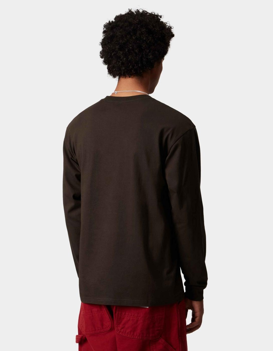 Camiseta Manga Larga CARHARTT WIP CHASE - Tobacco / Gold