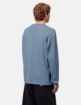 Camiseta Manga Larga CHASE CARHARTT WIP - Angelite / Gold